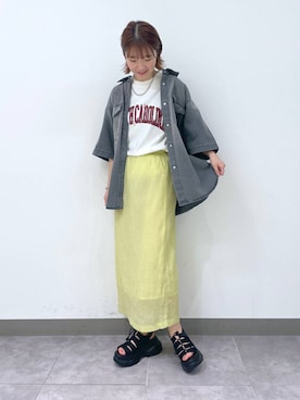 nanamiさん（レディース・164cm）の夏コーディネート