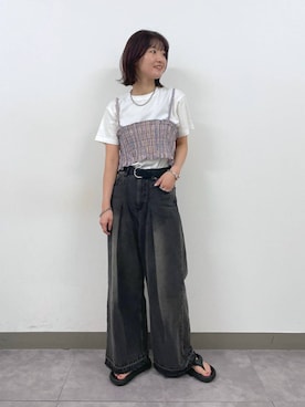 nanamiさん（レディース・164cm）の夏コーディネート