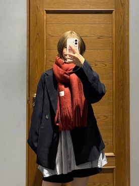 「RAGEBLUE」｜「アイテム（ジャケット/アウター）」を使った、nanamiさん（レディース・164cm）の冬コーディネート