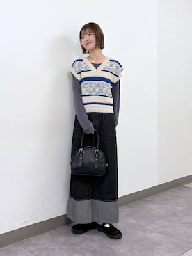 「RAGEBLUE（レイジブルー）のアイテム（バッグ）」を使った、nanamiさん（レディース・164cm）の春コーディネート