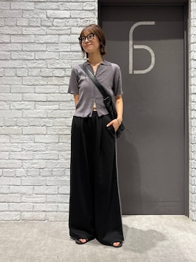 「アイテム（スウェットパンツ）」を使った、nanamiさん（レディース・164cm・20代）の夏コーディネート