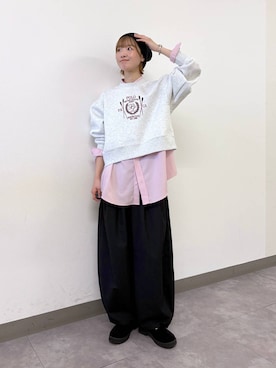 「RAGEBLUE（レイジブルー）のアイテム（帽子）」を使った、nanamiさん（レディース・164cm）の秋コーディネート