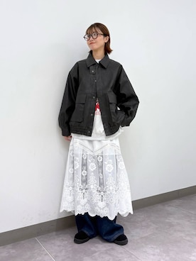 「アイテム（スウェット）」を使った、nanamiさん（レディース・164cm・20代）の秋コーディネート