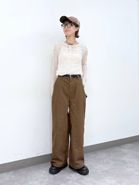 「アイテム（チノパンツ）」を使った、nanamiさん（レディース・164cm・20代）の夏コーディネート