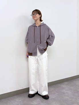「アイテム（チノパンツ）」を使った、nanamiさん（レディース・164cm・20代）の秋コーディネート