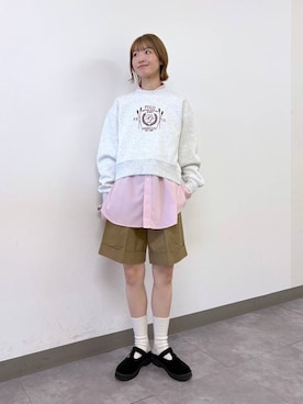 「アイテム（チノパンツ）」を使った、nanamiさん（レディース・164cm・20代）の秋コーディネート