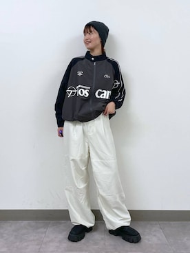 「アイテム（ブルゾン）」を使った、nanamiさん（レディース・164cm・20代）の秋コーディネート