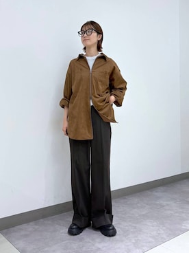 「アイテム（ローファー）」を使った、nanamiさん（レディース・164cm・20代）の夏コーディネート
