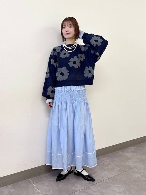 セール】ストライプシャーリングスカート（スカート）｜RAGEBLUE