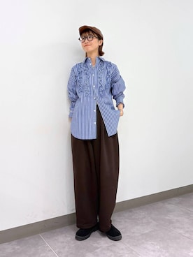 「RAGEBLUE（レイジブルー）のアイテム（アクセサリー）」を使った、nanamiさん（レディース・164cm）の秋コーディネート