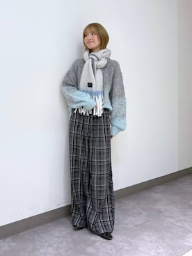 「アイテム（マフラー）」を使った、nanamiさん（レディース・164cm・20代）の冬コーディネート