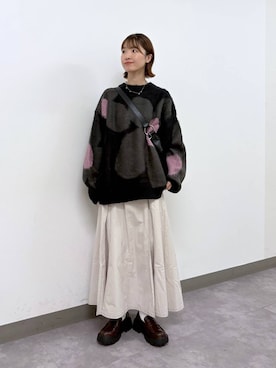 「RAGEBLUE（レイジブルー）のアイテム」を使った、nanamiさん（レディース・164cm）の秋コーディネート