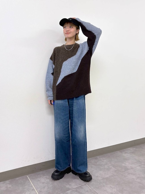 決まりました！
SHARP 洗濯機　　5000円 セール】紐ベルト付き/ワイドストレートデニムパンツ（デニムパンツ