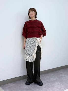 「アイテム（ローファー）」を使った、nanamiさん（レディース・164cm・20代）の秋コーディネート