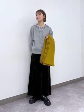 「RAGEBLUE（レイジブルー）のアイテム（アクセサリー）」を使った、nanamiさん（レディース・164cm）の冬コーディネート