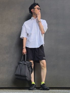 「アイテム（腕時計）」を使った、joさん（メンズ・180cm）の夏コーディネート