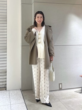 「クリスマス」｜「アイテム（その他アウター）」を使った、gg_makiko_tgさん（レディース・161cm）の冬コーディネート