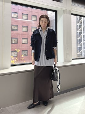 「アイテム（スリッポン）」を使った、gg_makiko_tgさん（レディース・161cm・30代）の冬コーディネート