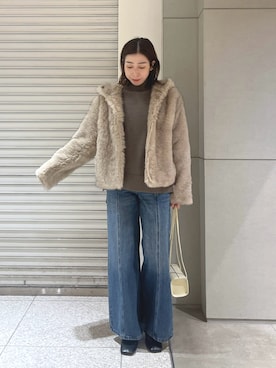 「アイテム（ベスト）」を使った、gg_makiko_tgさん（レディース・161cm・30代）の秋コーディネート