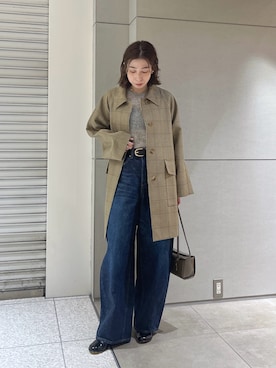 「アイテム（その他アウター）」を使った、gg_makiko_tgさん（レディース・161cm・30代）の秋コーディネート