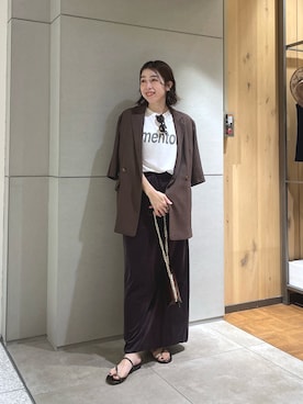 gg_makiko_tgさん(レディース・161cm)の夏コーディネート