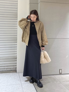 「アイテム（スカート）」を使った、gg_makiko_tgさん（レディース・161cm・30代）の秋コーディネート