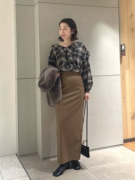 「アイテム（ブーツ）」を使った、gg_makiko_tgさん（レディース・161cm・30代）の秋コーディネート