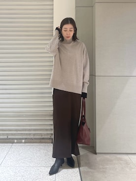 「アイテム（Tシャツ/カットソー）」を使った、gg_makiko_tgさん（レディース・161cm・30代）の秋コーディネート