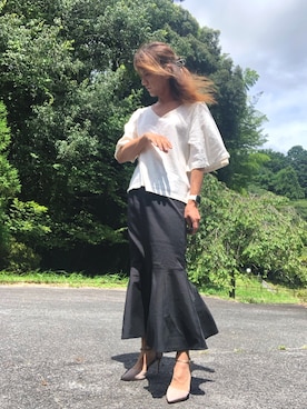 「アイテム（パンプス）」を使った、ゆきさん（メンズ・172cm）の夏コーディネート