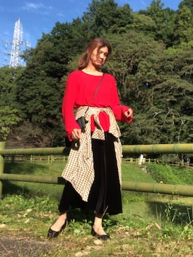 「アイテム（パンプス）」を使った、ゆきさん（メンズ・172cm）の秋コーディネート