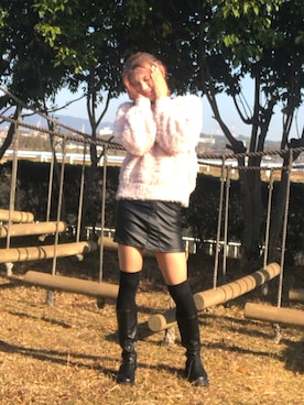 「アイテム（スカート）」を使った、ゆきさん（メンズ・172cm）の冬コーディネート