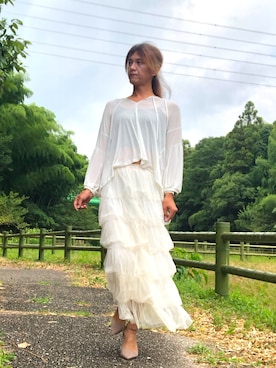 「アイテム（パンプス、グレー系）」を使った、ゆきさん（メンズ・172cm）の夏コーディネート