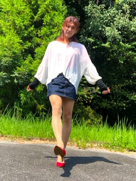 「アイテム（パンプス）」を使った、ゆきさん（メンズ・172cm）の夏コーディネート