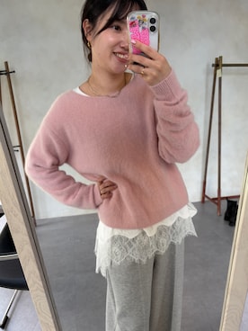 「DouDou（ドゥドゥ）のアイテム」を使った、doudouchinamiさん（レディース・163cm）の冬コーディネート