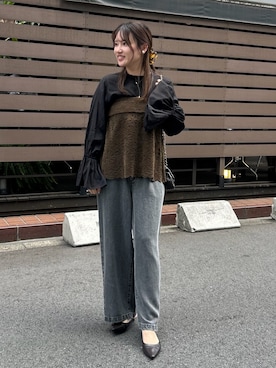 「アイテム（アクセサリー）」を使った、doudouchinamiさん（レディース・163cm・30代）の秋コーディネート