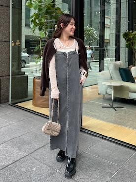 「アイテム（ワンピース/ドレス）」を使った、doudouchinamiさん（レディース・163cm・30代）の秋コーディネート
