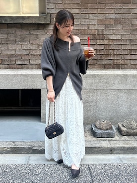 「アイテム（スカート）」を使った、doudouchinamiさん（レディース・163cm・20代）の夏コーディネート
