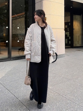 「アイテム（その他アウター）」を使った、doudouchinamiさん（レディース・163cm・30代）の秋コーディネート