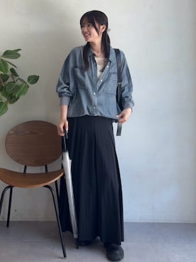 「DouDou（ドゥドゥ）のアイテム」を使った、doudouchinamiさん（レディース・163cm）の春コーディネート