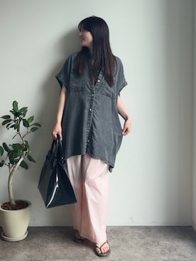 「DouDou（ドゥドゥ）のアイテム」を使った、doudouchinamiさん（レディース・163cm）の春コーディネート