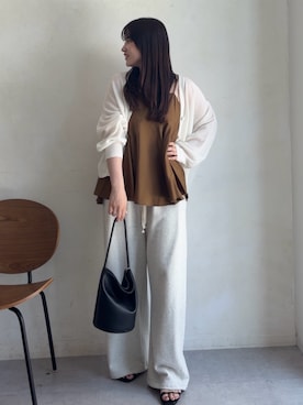 「DouDou（ドゥドゥ）のアイテム」を使った、doudouchinamiさん（レディース・163cm）の春コーディネート