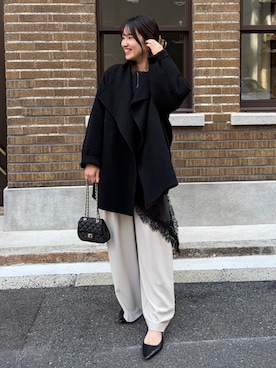 「アイテム（その他アウター）」を使った、doudouchinamiさん（レディース・163cm・30代）の秋コーディネート