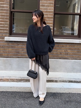 「アイテム（キャミソール）」を使った、doudouchinamiさん（レディース・163cm・30代）の秋コーディネート