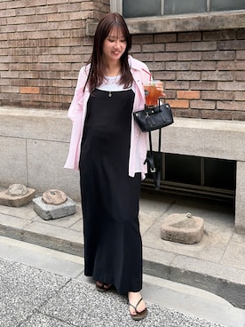 「DouDou（ドゥドゥ）のアイテム」を使った、doudouchinamiさん（レディース・163cm）の春コーディネート