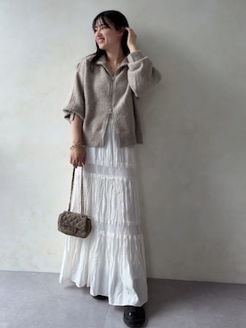 「アイテム（アクセサリー）」を使った、doudouchinamiさん（レディース・163cm・30代）の秋コーディネート