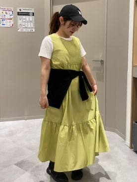 「夏ワンピース」｜おみやさん（レディース・155cm）の夏コーディネート