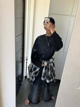 「アイテム（スウェットパンツ）」を使った、Ryosukeさん（メンズ・168cm）の秋コーディネート