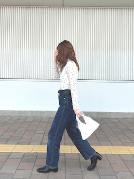 「AS KNOW AS plus（アズノゥアズプラス）のアイテム」を使った、yukiiiさん（レディース・160cm）の春コーディネート