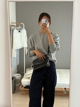 「UNIQLO（ユニクロ）のアイテム（スウェット）」を使った、uiさん（レディース・162cm）の秋コーディネート