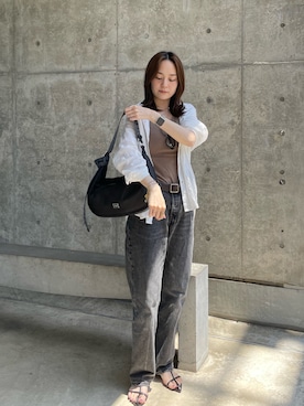 「IACUCCI（イアクッチ）のアイテム」を使った、HANAKAさん（レディース・160cm）の夏コーディネート